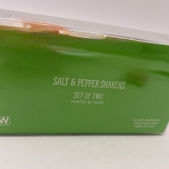 Warehouse Taco and Taco Truck Salt and Pepper Shakers Set Hand Painted Ceramic - Picture 3 of 3